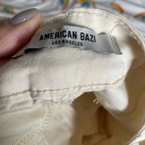 Cream Cargo Pants - Picture 4 of 5